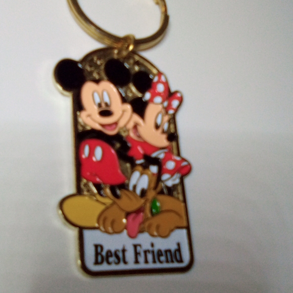 🦋Sale🦋Disney Mickey Minnie best friend keychain - Picture 3 of 5